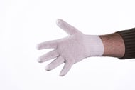 Handbell Heavyweight Knit Gloves- pkg of 6 White Only Thumbnail